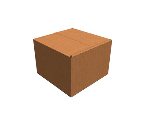 6x6x4 Regular Slotted Box - Sturdy Packaging Solution