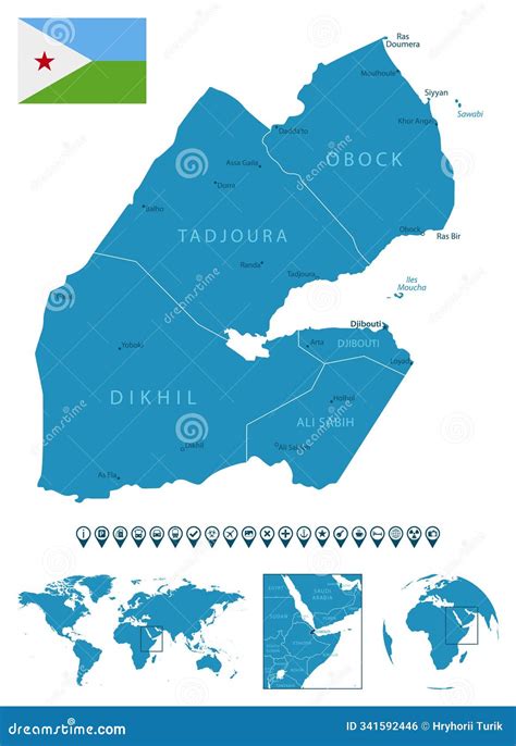 Djibouti on a Map: A Hot Topic This Week
