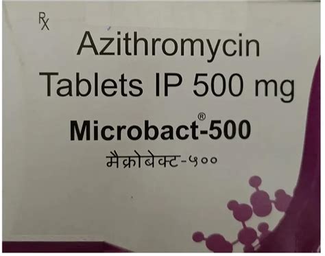 MICROBACT-500MG - Strip of 5 Tablets : Amazon.in: Health & Personal Care