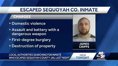 Inmate escapes from Sequoyah County Detention Center - YouTube