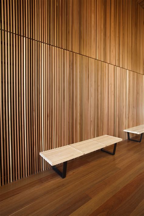 Timber detail by Artillery Interior Architecture, Melbourne. Wood Slat ...
