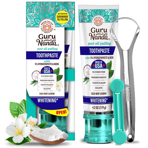 Gurunandahydroxyapatite Toothpaste Sls And Fluoride Free Whitening ...