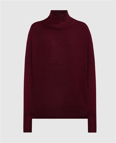 LISA YANG - Heidi burgundy cashmere sweater 202113 - buy with Estonia ...