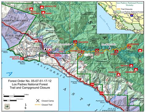 *Big Sur Interactive Highway Maps with Slide Names & Mile Markers ...