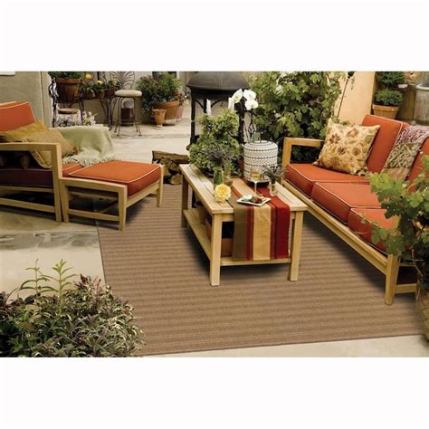 Archer Lane Academy 5 X 8 (ft) Tan Indoor/Outdoor Geometric Area Rug at ...