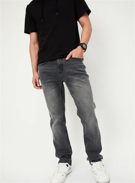 Buy Men Regular Fit Washed Jeans Online at just Rs. 1499.0 ...
