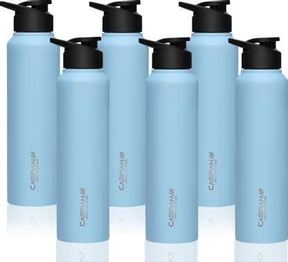 CASPIAN /// Stainless Steel Water Bottle for Home Fridge School Kids ...