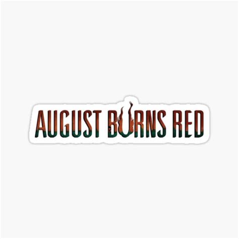 August Burns Red 4 Sticker Vinyl Sticker Waterproof - Etsy