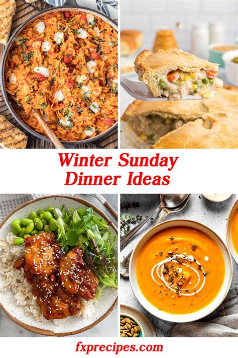 30 Delicious Winter Sunday Dinner Ideas - FXP Recipes