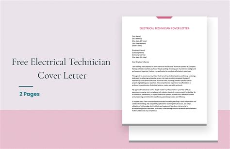Pharmacy Technician Letter in PDF, Word, Google Docs, Pages - Download | Template.net