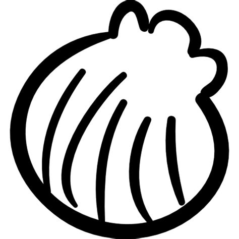Beach shell hand drawn shape - Free nature icons
