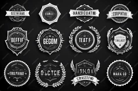 Premium Photo | Diverse Badge Templates Collection Premium Quality and ...