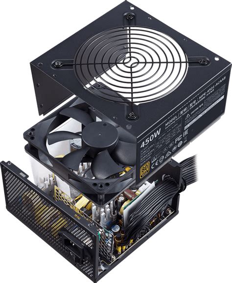 Specificaties van Cooler Master MWE Bronze 450W V2 - Tweakers