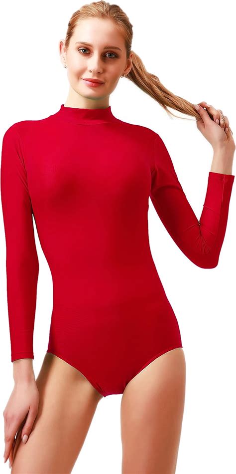 Black Long Sleeve Ballet Leotard for Women by Javly India | Ubuy
