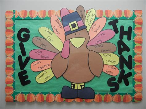 Free Thanksgiving Bulletin Board Printables - Printable And Enjoyable ...
