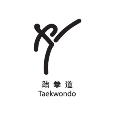 Pictogramme olympique : Taekwondo — Chine Informations