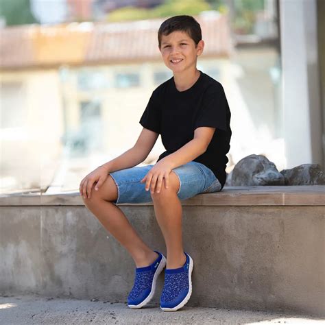 Summer Breeze Boys Cottton Candy Blue Slip-On Mule – Hopits