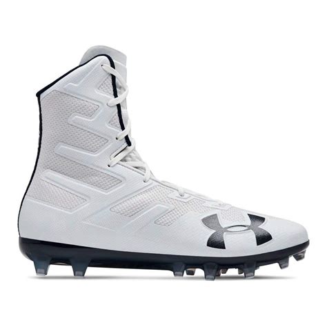 Buy Under Armour Men's Highlight MC Lacrosse Shoe, White (100)/Midnight ...