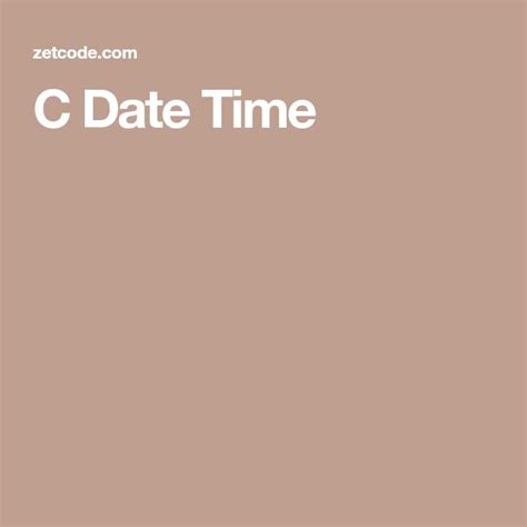 the text c date time on a brown background