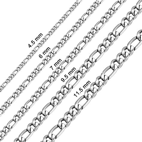 Link Chain Size Chart Inch at Charlotte Wiltshire blog