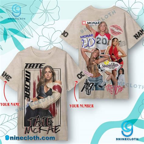 Tate Mcrae Personalized T-shirt - 9ninecloth