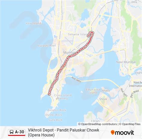A30 Route: Schedules, Stops & Maps - Vikhroli Depot (Updated)
