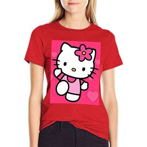 Hello Kitty Dance happy Crew Neck Shirt T-Shirt For Women - Walmart.com