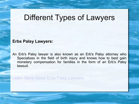 Different types of lawyer | PPT
