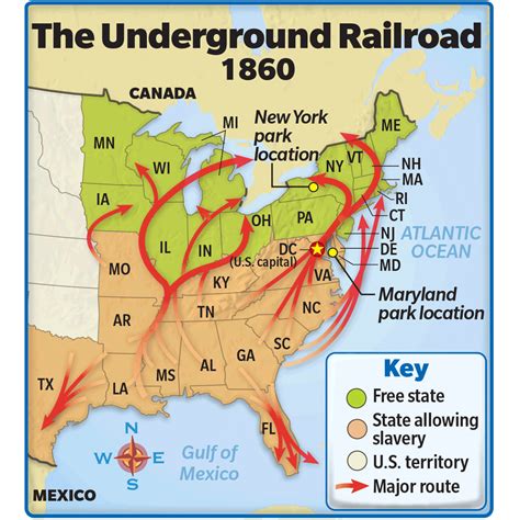 Best Ideas For Coloring Underground Railroad Map | My XXX Hot Girl