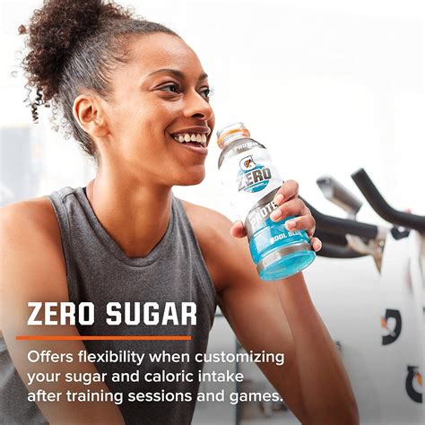 Buy Gatorade Zero With Protein, 10g Whey Protein Isolate, Zero Sugar ...