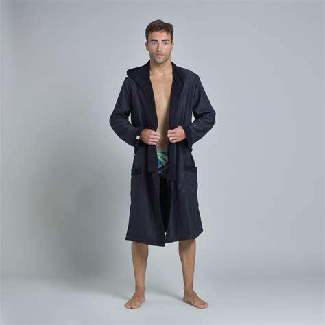 Men's Bathrobe Soft & Comfortable Black