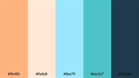 Best 15 Blue Green Orange Color Palette Ideas for Video & Design