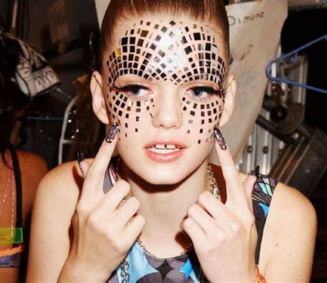disco ball costume makeup