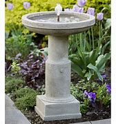 Image result for Bird Bath Fountain