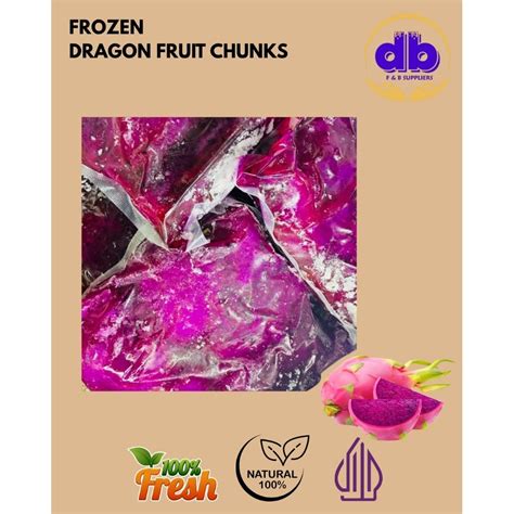 Jual Buah Naga Beku | Frozen Dragon Fruit (IQF) | Shopee Indonesia