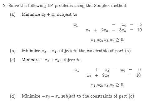 Image result for LP Simplex Method Sample Problems