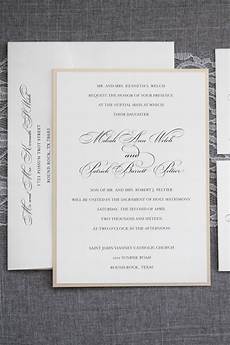 Wedding Invitation Language Formal by Gold Printed Wedding Invitation Formal Wedding Wedding Invitation Language Formal
