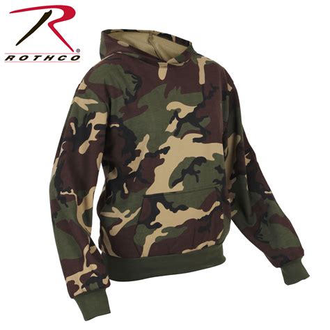 Rothco Kids Camo Pullover Hooded Sweatshirt