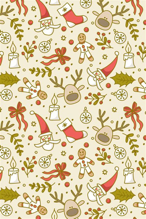 Christmas Pattern Wallpapers - Top Free Christmas Pattern Backgrounds ...