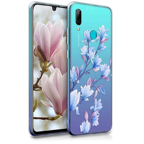 KW Θήκη Σιλικόνης Huawei P Smart 2019 - Blue / Violet / Transparent ...