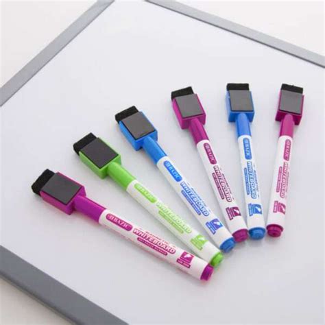Magnetic Dry Erase Eraser BAZIC Bright Colors Magnetic Dry-Erase ...