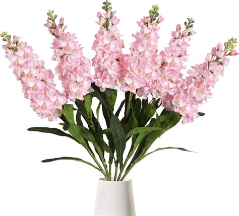 Pink Silk Flowers Snapdragon Artificial Flowers, Antirrhinum Fake ...