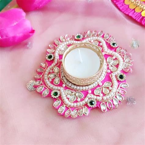 Stone Studded T light pack of 6 – Royal Entice