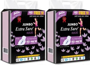 extrasure Day & Night Protection pack of 2 (80 pads 20 pantyliner ...