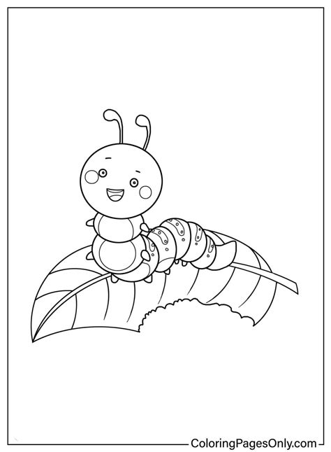 Coloring Pages Of Caterpillars