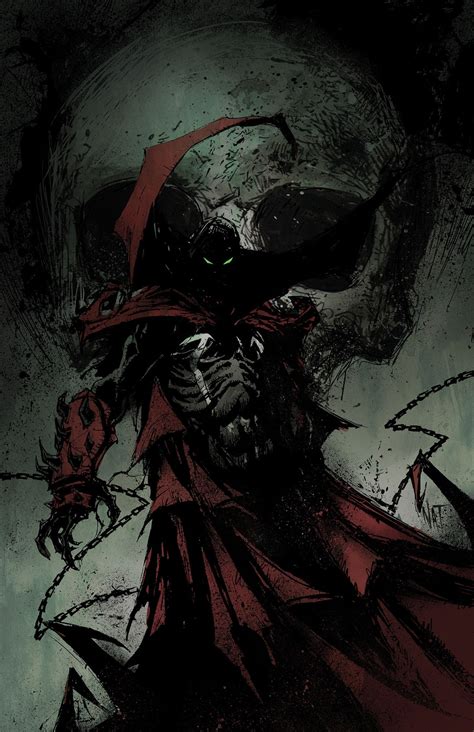 Buy Hell Spawn, 6 by 9, Art Print, Spawn, Nat Jones, Comic Books, Spawn ...