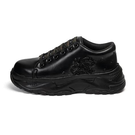 Women’s Gloss Butterfly Embellished Trainer – Handcrafted Luxury ...