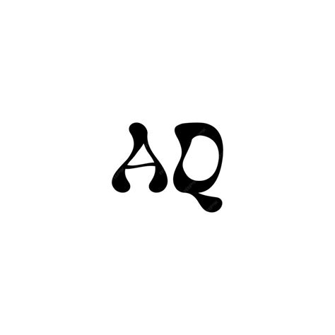 Premium Vector | Aq monogram logo design letter text name symbol ...