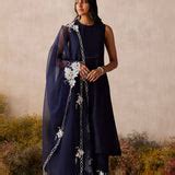 Midnight Cool Kurta Set – Sureena Chowdhri