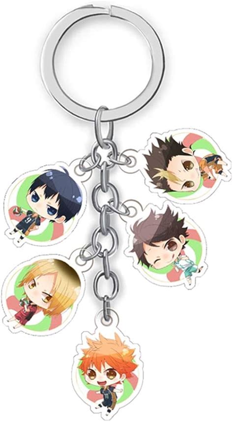 Buy Haikyuu Keychain, Anime Oikawa Tooru Cosplay Haikyuu Hinata Shoyo ...